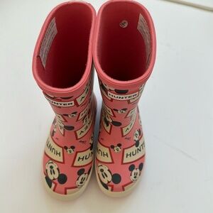 Mickey Hunter Boots Pink US 8 / UK 7 Toddler Little Kids